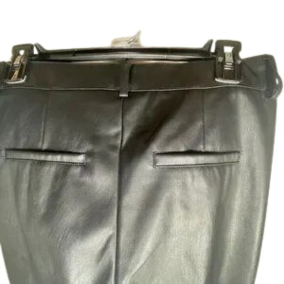 Ladies Black Joe Benbasset Faux Leather Fashion Pants Size Medium - Picture 4 of 6